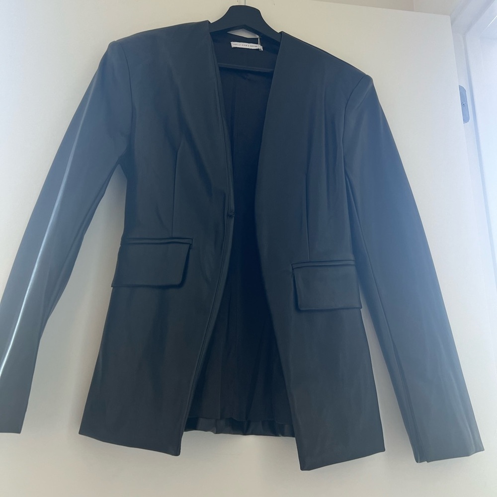 Bayse Black Leather Jacket